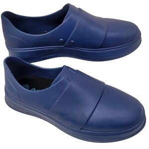 Gales Frontline Nursing Shoes Navy Blue Slip On Clogs Womens 12 Mens 10 Comfort